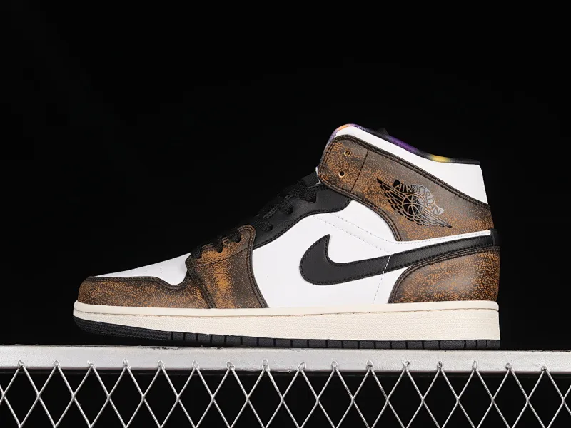 All categories Air Jordan Jordan series basketball shoes Air Jordan 1 Mid Air Jordan 1 Mid "Wear Away" AJ1 Joe 1 starry sky tie-dye China basketball shoes DQ8417-071